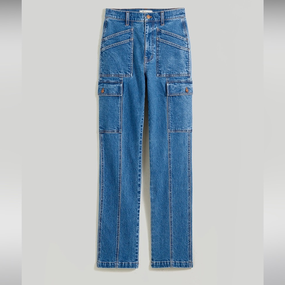 Madewell 90s Straight Utility Cargo Jeans